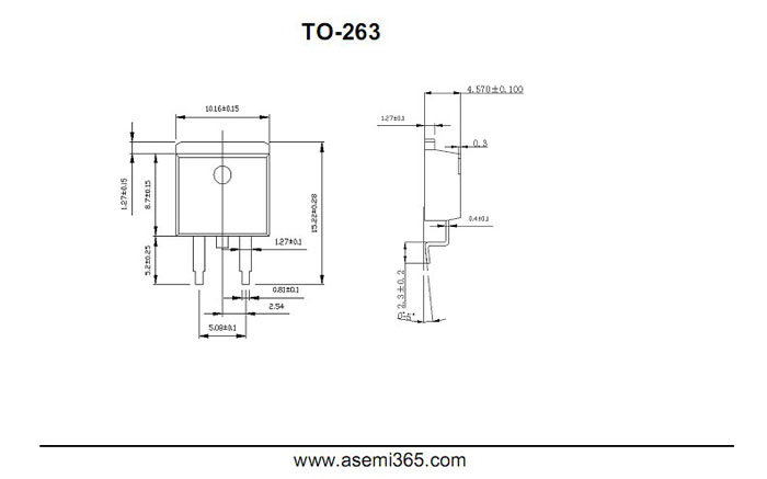 ASEMI肖特基二極管MBR3045FCT