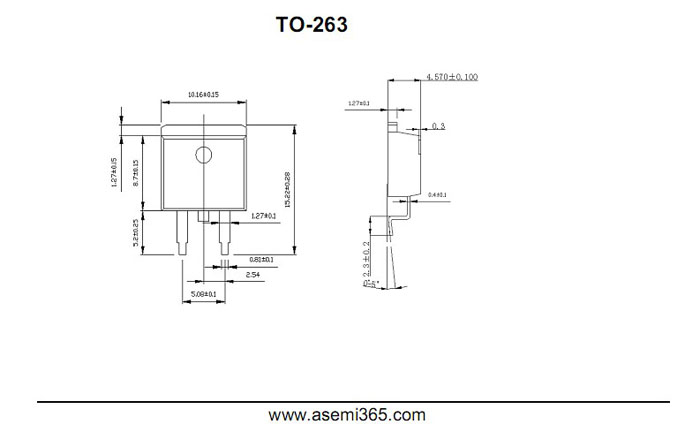 ASEMI肖特基二極管MBR3060FCT