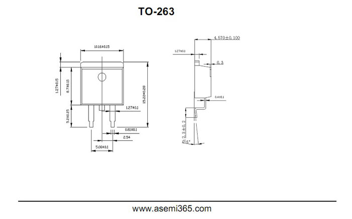 ASEMI肖特基二極管MBR4045FCT