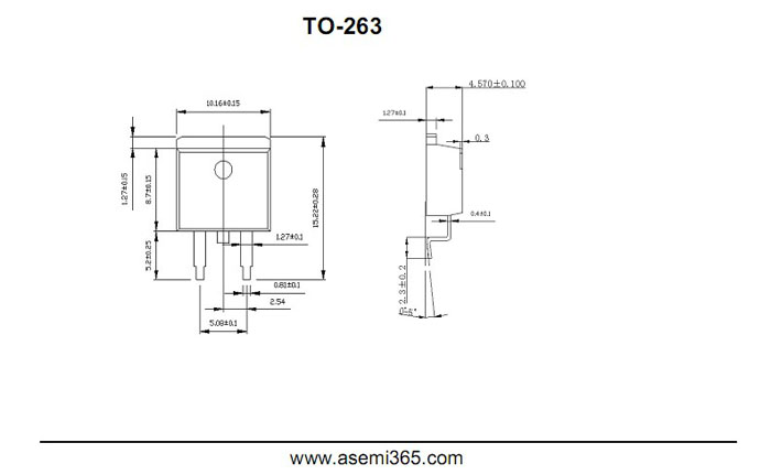 ASEMI肖特基二極管MBR10100FCT